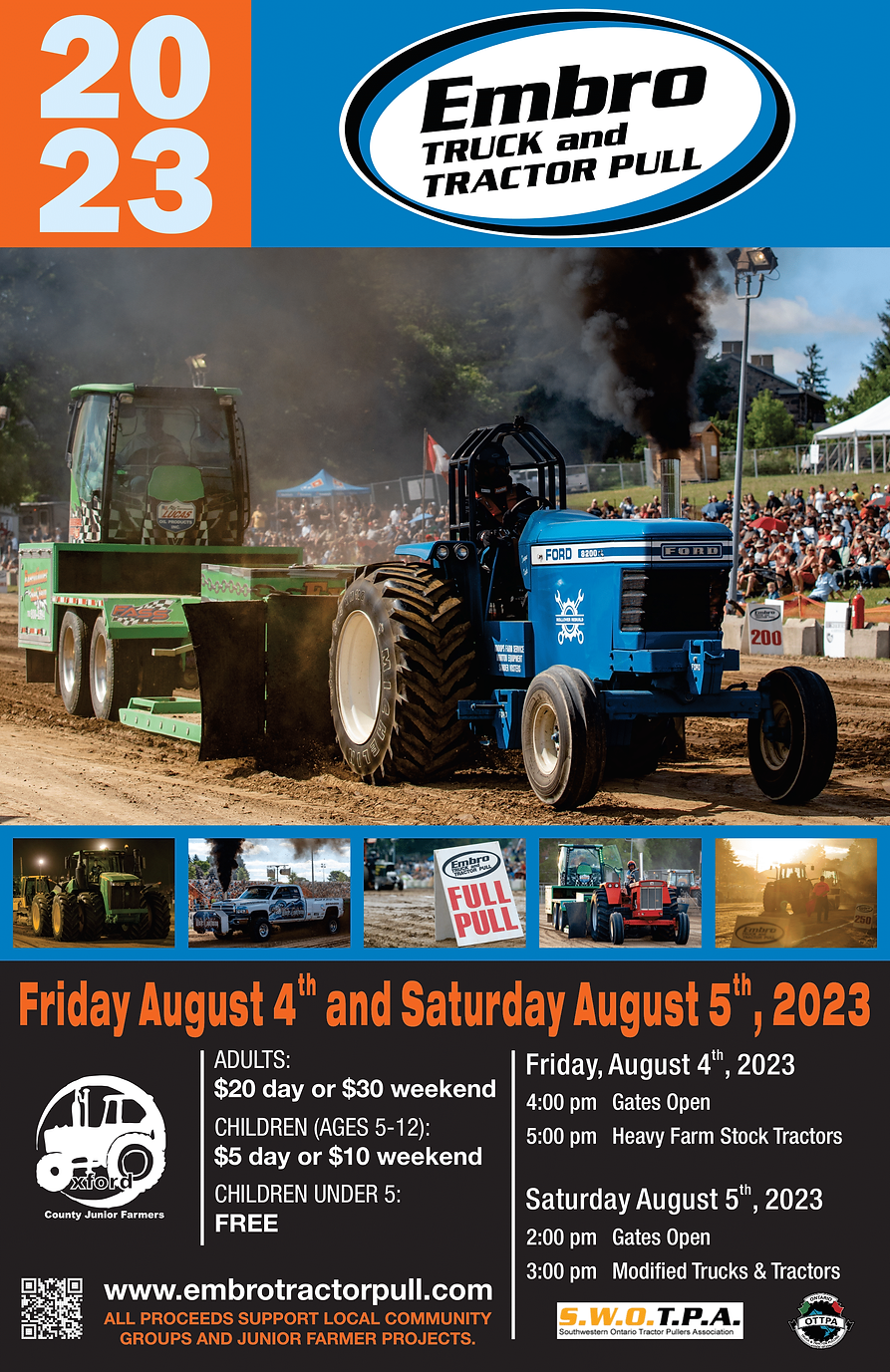 Embro Truck and Tractor Pull Embro Truck and Tractor Pull